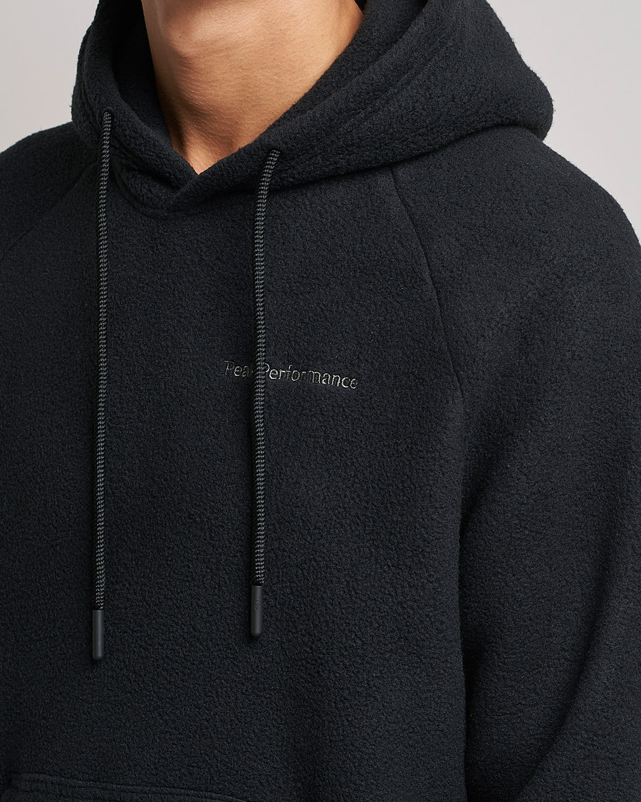 Herren | Pullover | Peak Performance | Fleece Hood Black
