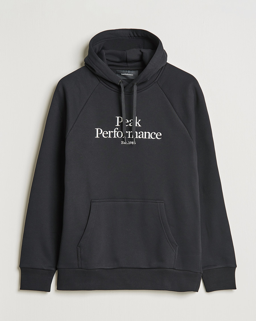 Herren | Pullover | Peak Performance | Original Logo Hoodie Black
