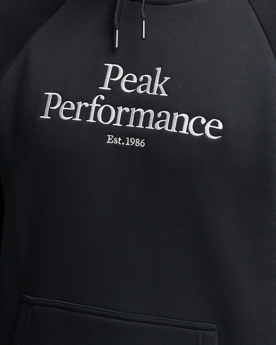 Herren | Pullover | Peak Performance | Original Logo Hoodie Black