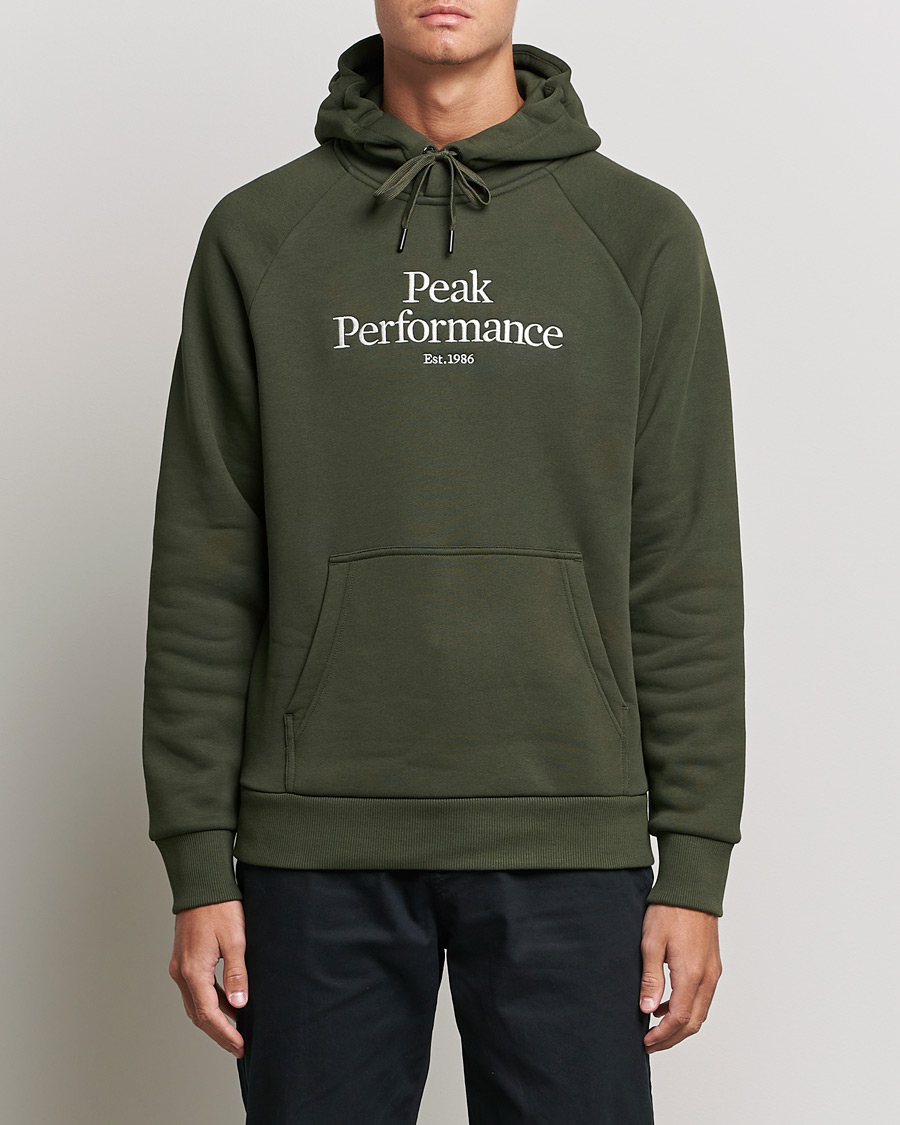 Herren | Pullover | Peak Performance | Original Logo Hoodie Forest Night