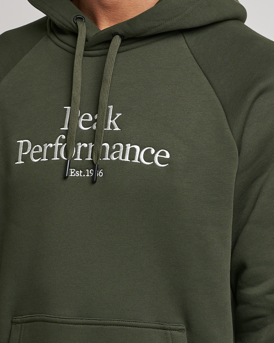 Herren | Pullover | Peak Performance | Original Logo Hoodie Forest Night