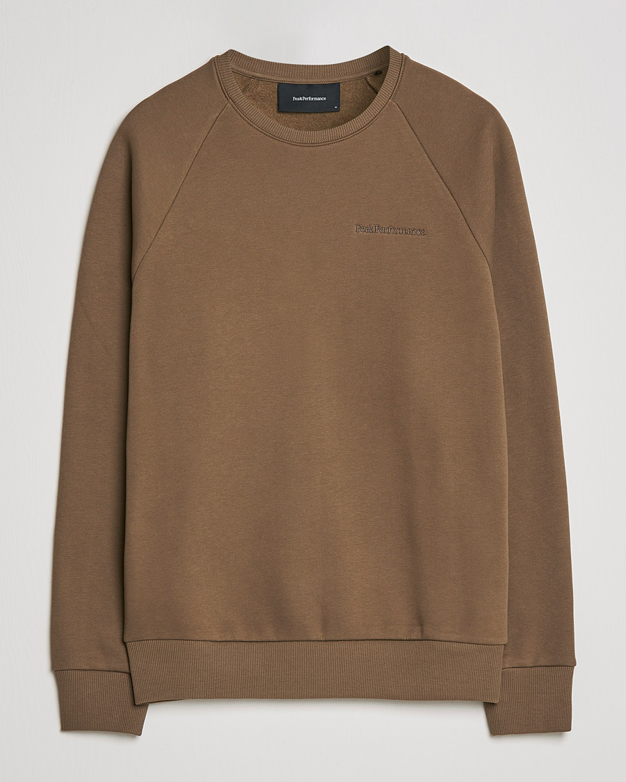 Herren | Pullover | Peak Performance | Original Logo Crew Neck Woody