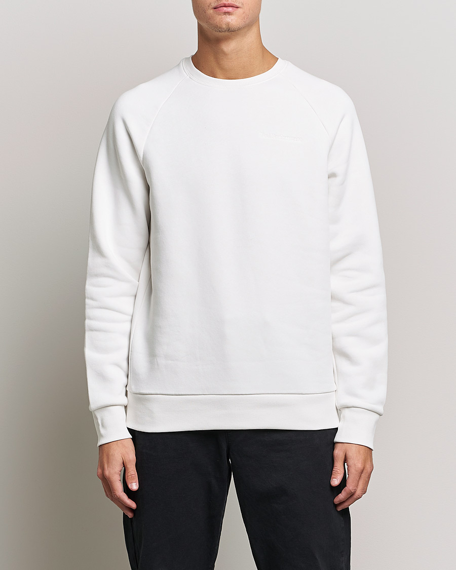 Herren | 30% sale | Peak Performance | Original Logo Crew Neck Sweatshirt Off White