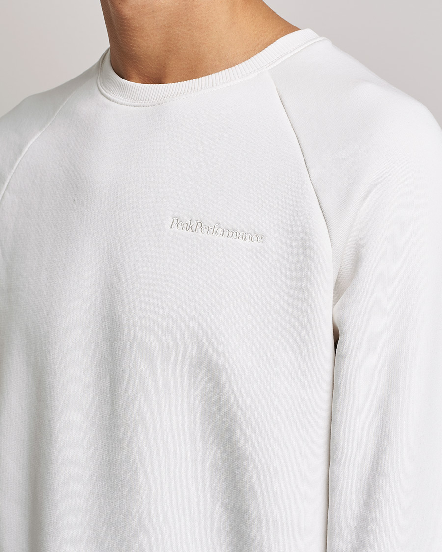 Herren | Pullover | Peak Performance | Original Logo Crew Neck Sweatshirt Off White