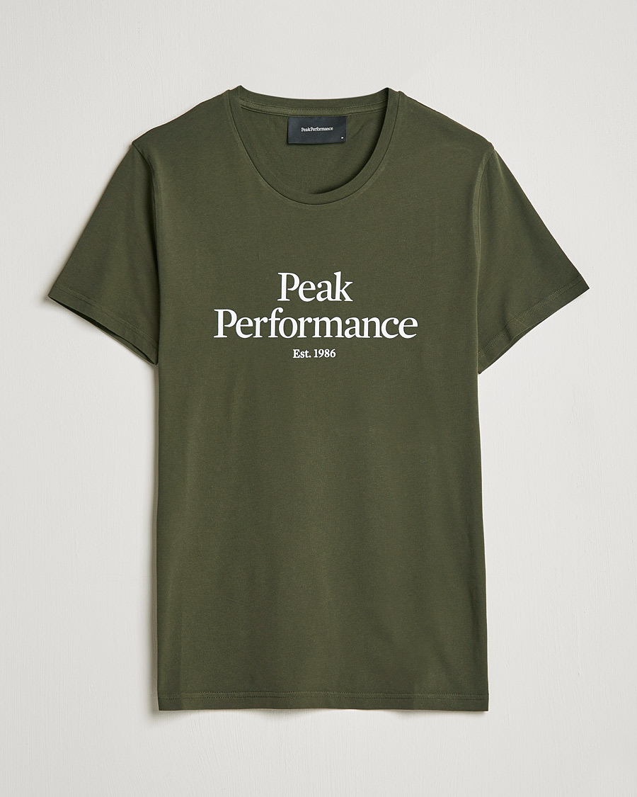 Herren | T-Shirts | Peak Performance | Original Tee Forest Night