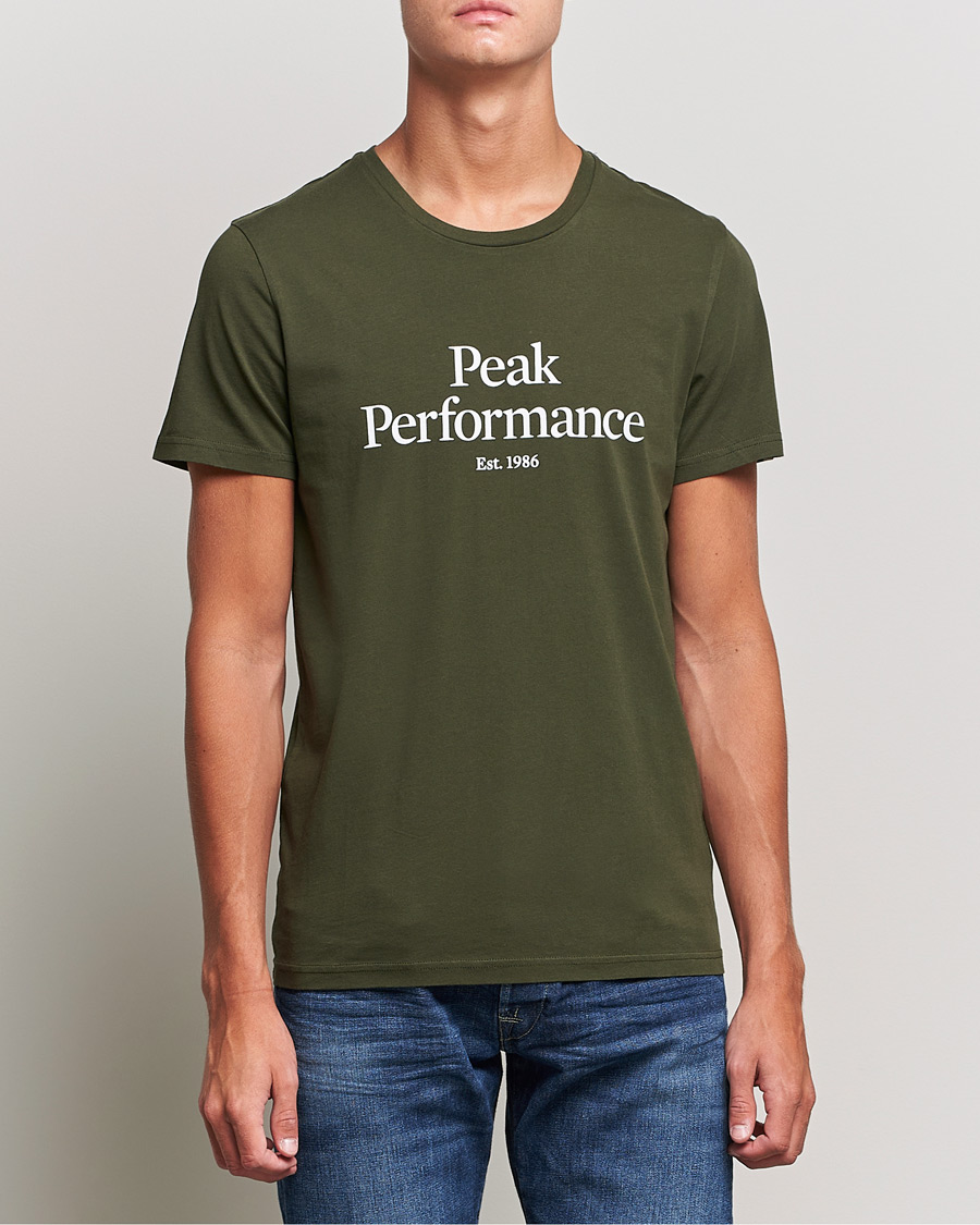 Herren | T-Shirts | Peak Performance | Original Tee Forest Night