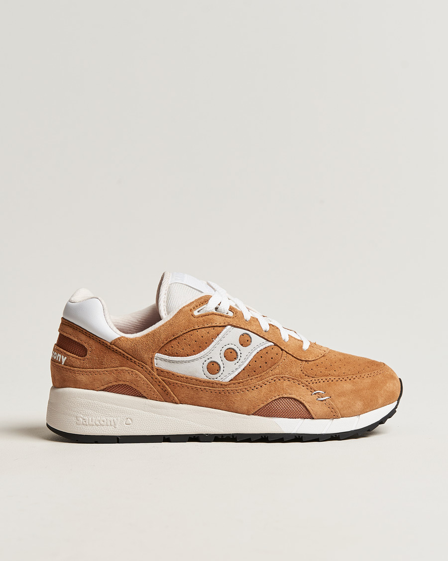 Herren | Saucony Shadow 6000 Suede Sneaker Khaki | Saucony | Shadow 6000 Suede Sneaker Khaki