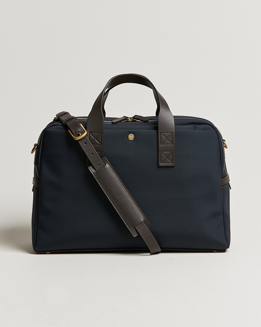 Herren | Mismo M/S Aviator Bag Navy/Dark Brown | Mismo | M/S Aviator Bag Navy/Dark Brown