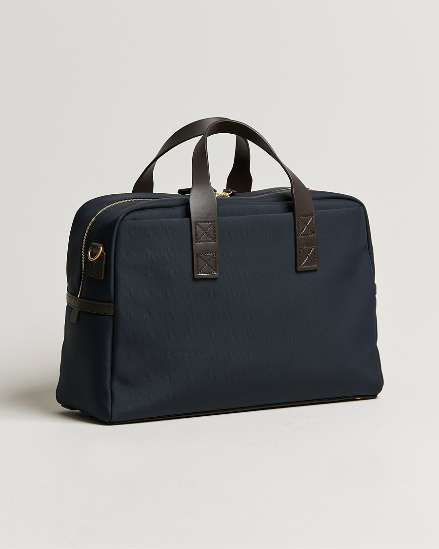 Herren | Mismo M/S Aviator Bag Navy/Dark Brown | Mismo | M/S Aviator Bag Navy/Dark Brown