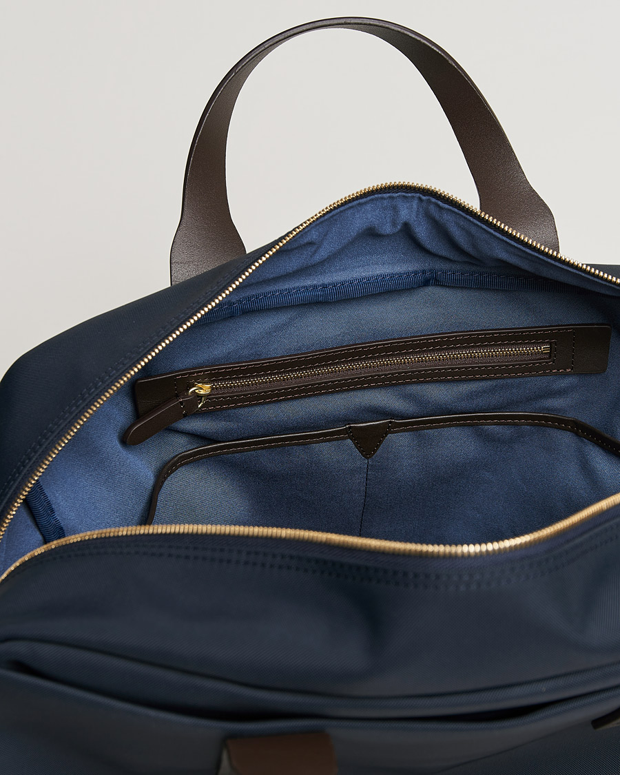 Herren | Mismo M/S Aviator Bag Navy/Dark Brown | Mismo | M/S Aviator Bag Navy/Dark Brown