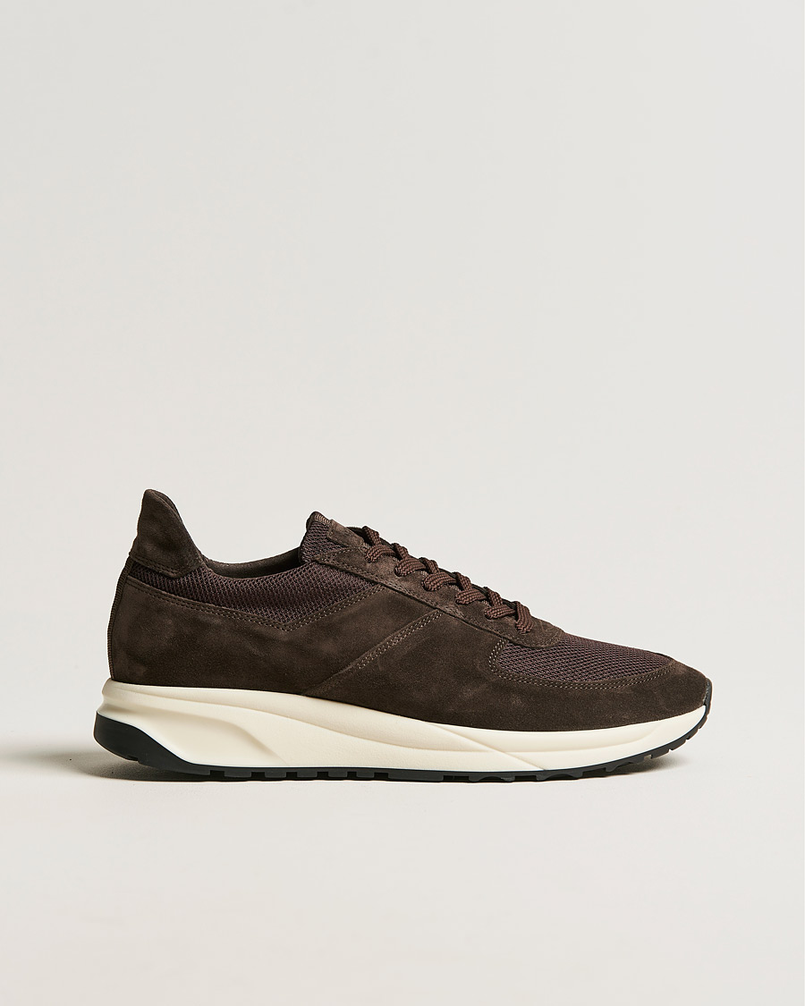 Herren | C.QP Stride Suede/Nylon Runner Dark Brown | CQP | C.QP Stride Suede/Nylon Runner Dark Brown