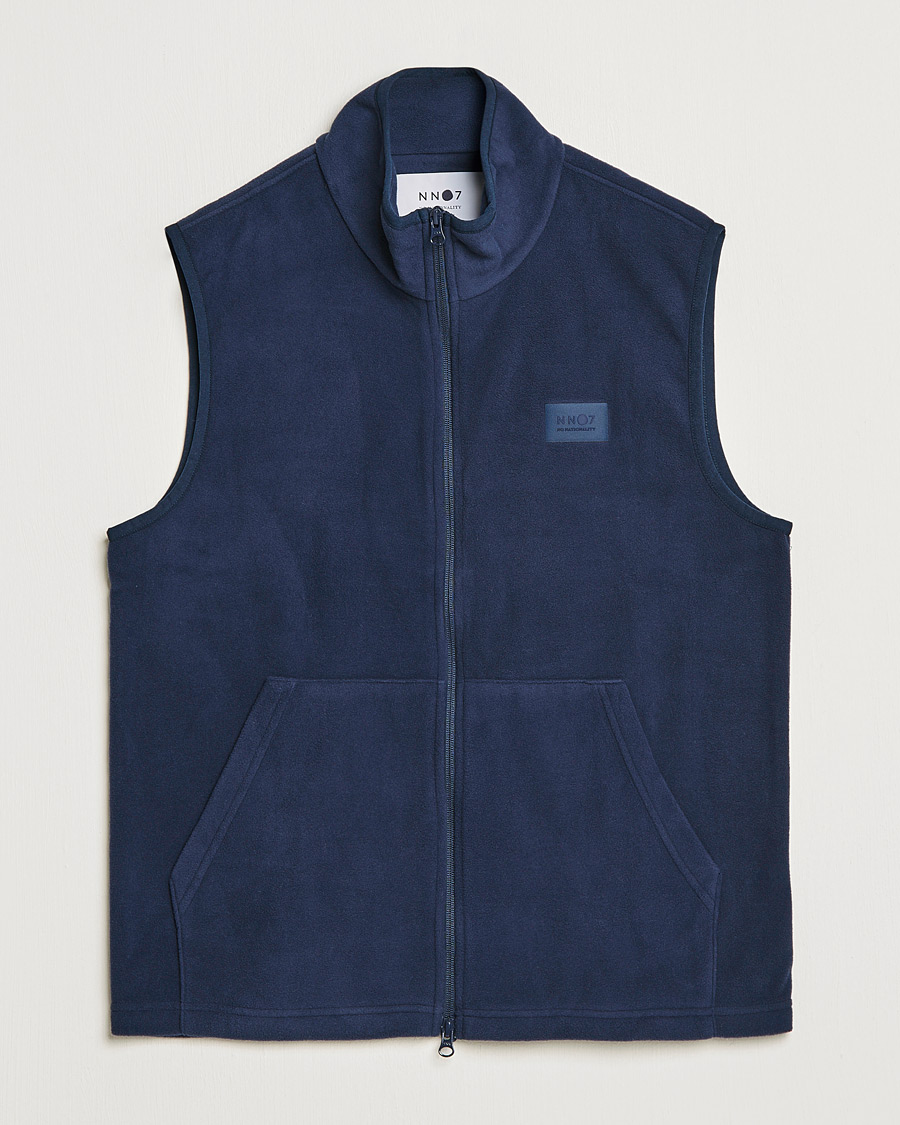 Herren | Pullover | NN07 | Vinny Micro Fleece Vest Navy