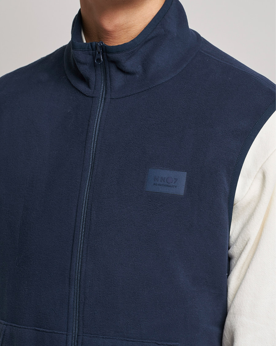 Herren | Pullover | NN07 | Vinny Micro Fleece Vest Navy