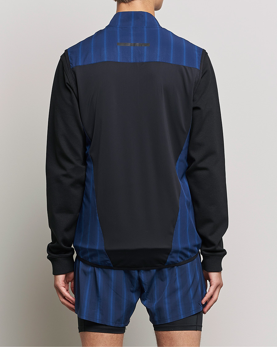 Herren | Pullover | NN07 | Pace Full Zip Vest Navy Stripe