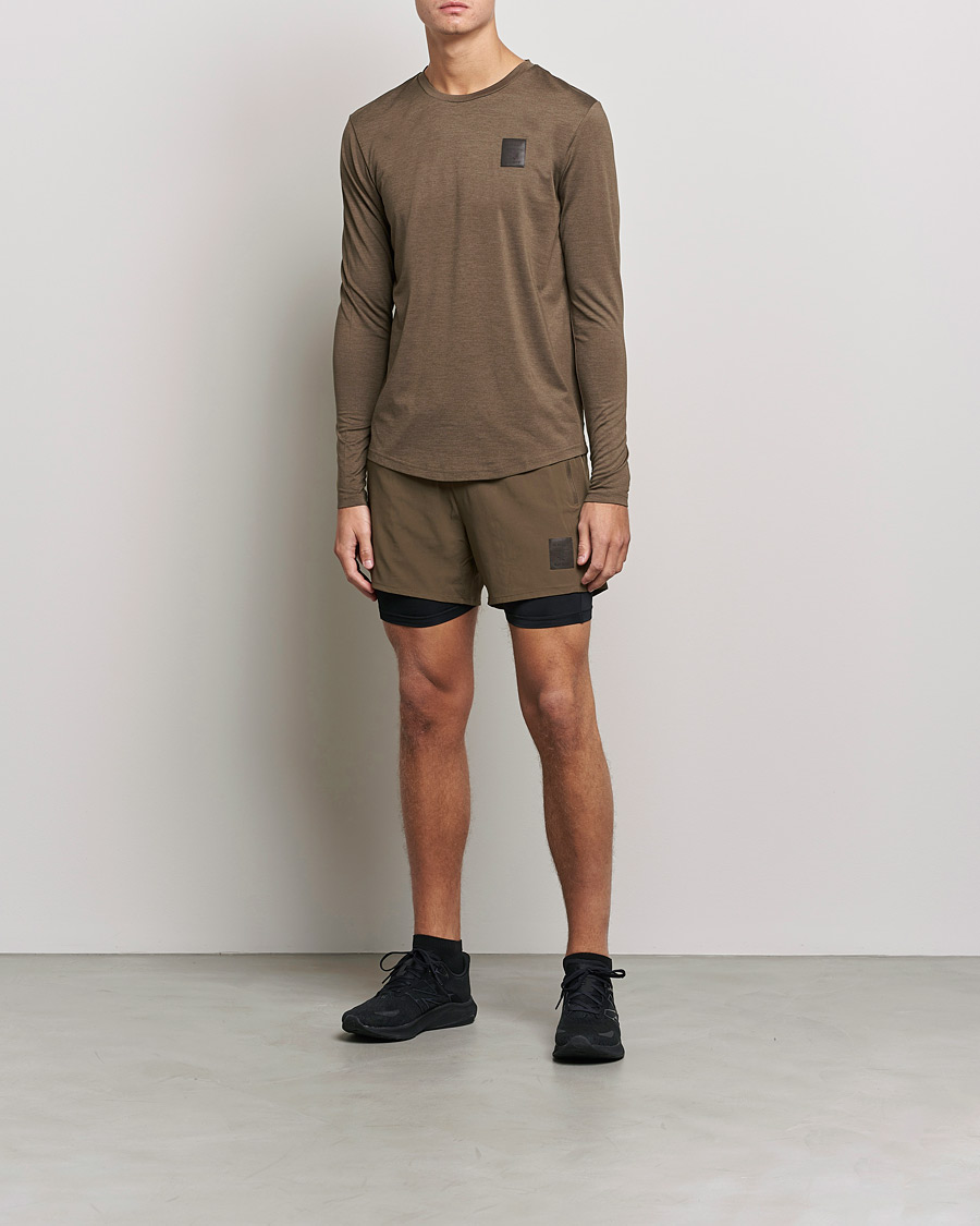 Herren | T-Shirts | NN07 | Pace Long Sleeve T-Shirt Clay