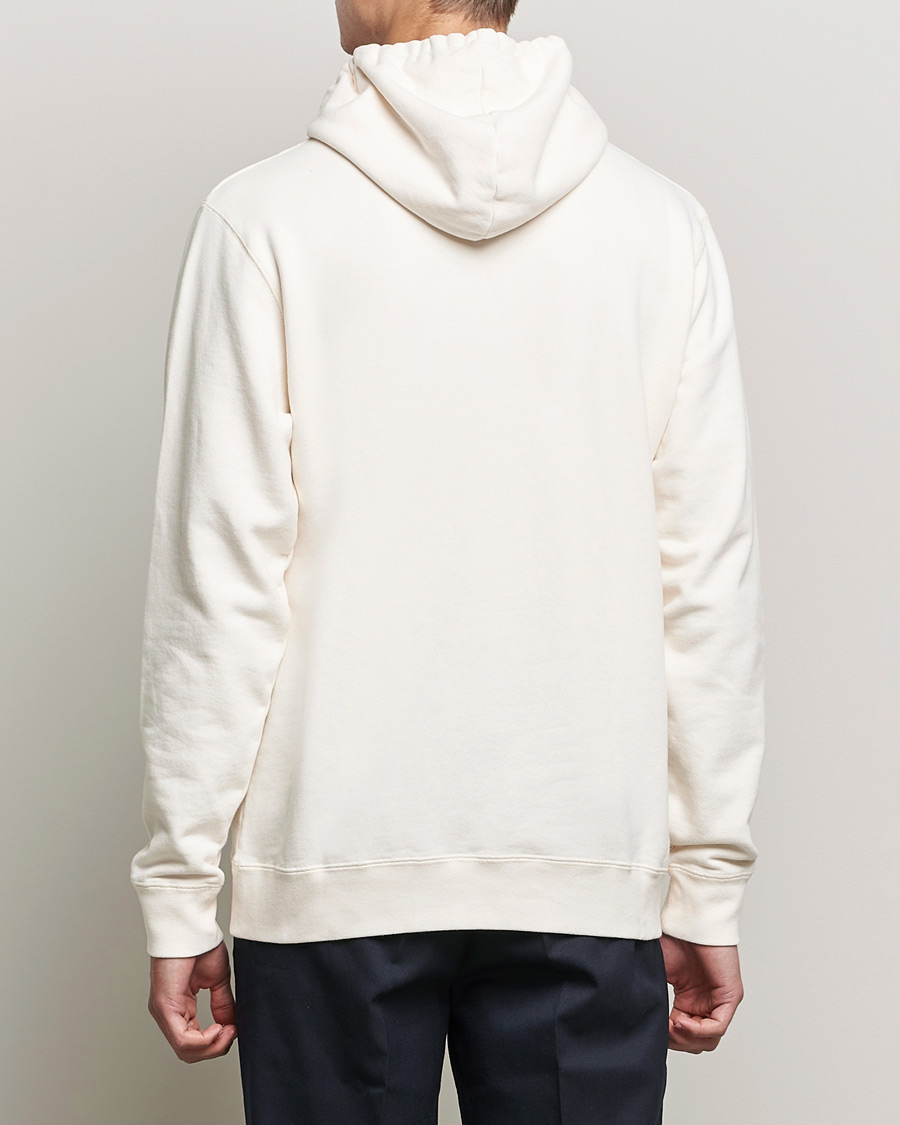 Herren | Pullover | Sunspel | Loopback Hoodie Archive White