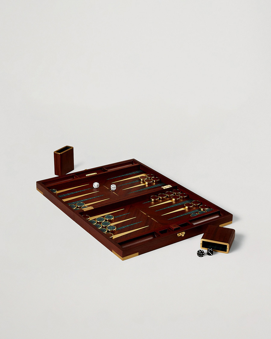 Herren | Ralph Lauren Home Parkwood Wooden Backgammon Set Mahogony/Brass | Ralph Lauren Home | Parkwood Wooden Backgammon Set Mahogony/Brass