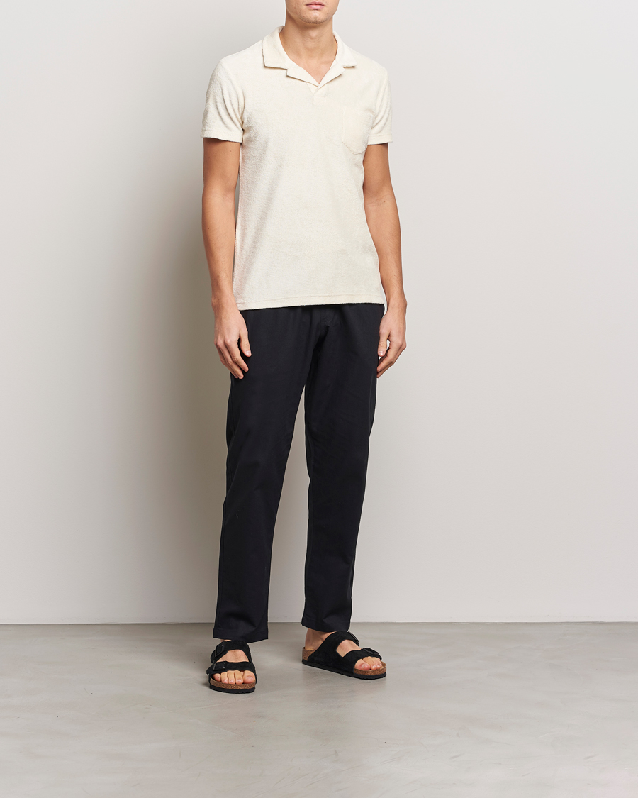 Herren | Hosen | OAS | Linen Long Pants Black