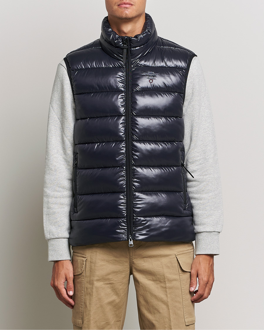 Herren | Jacken | Aeronautica Militare | Padded Gilet Blu Scuro