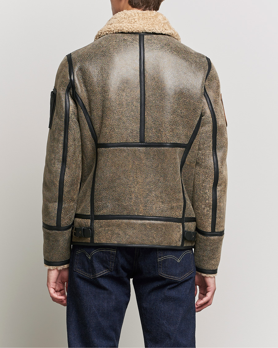 Herren | Jacken | Aeronautica Militare | Aviator Patch Jacket Tabaco