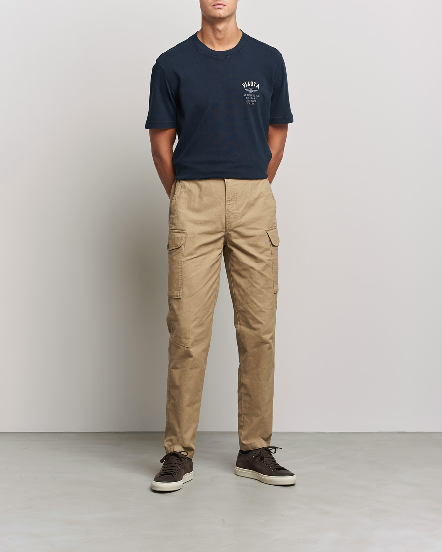 Herren | T-Shirts | Aeronautica Militare | Short Sleeve Tee Blu Scuro