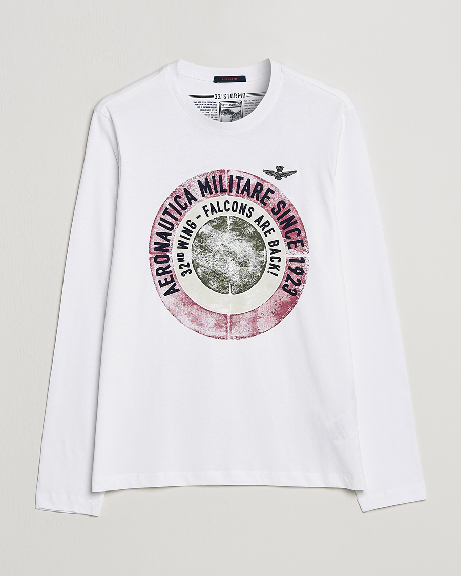 Herren | T-Shirts | Aeronautica Militare | Long Sleeve Tee Off White