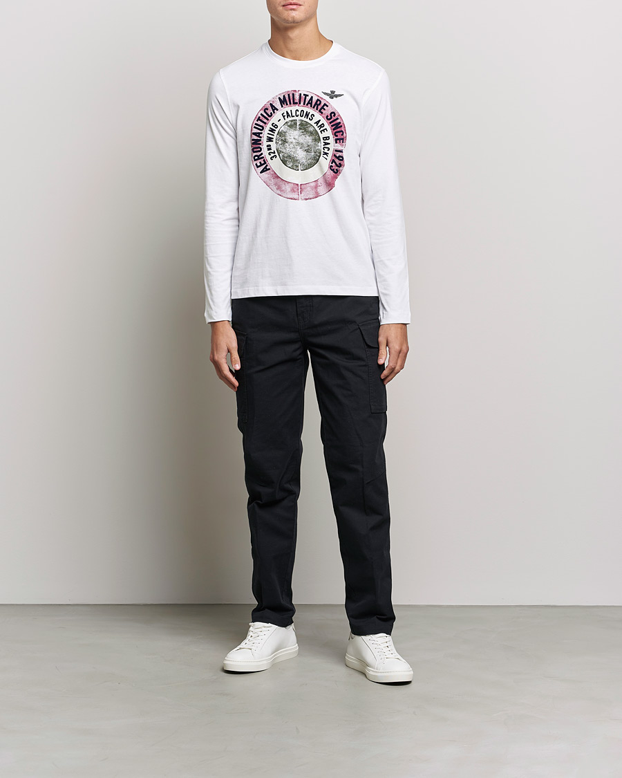 Herren | T-Shirts | Aeronautica Militare | Long Sleeve Tee Off White