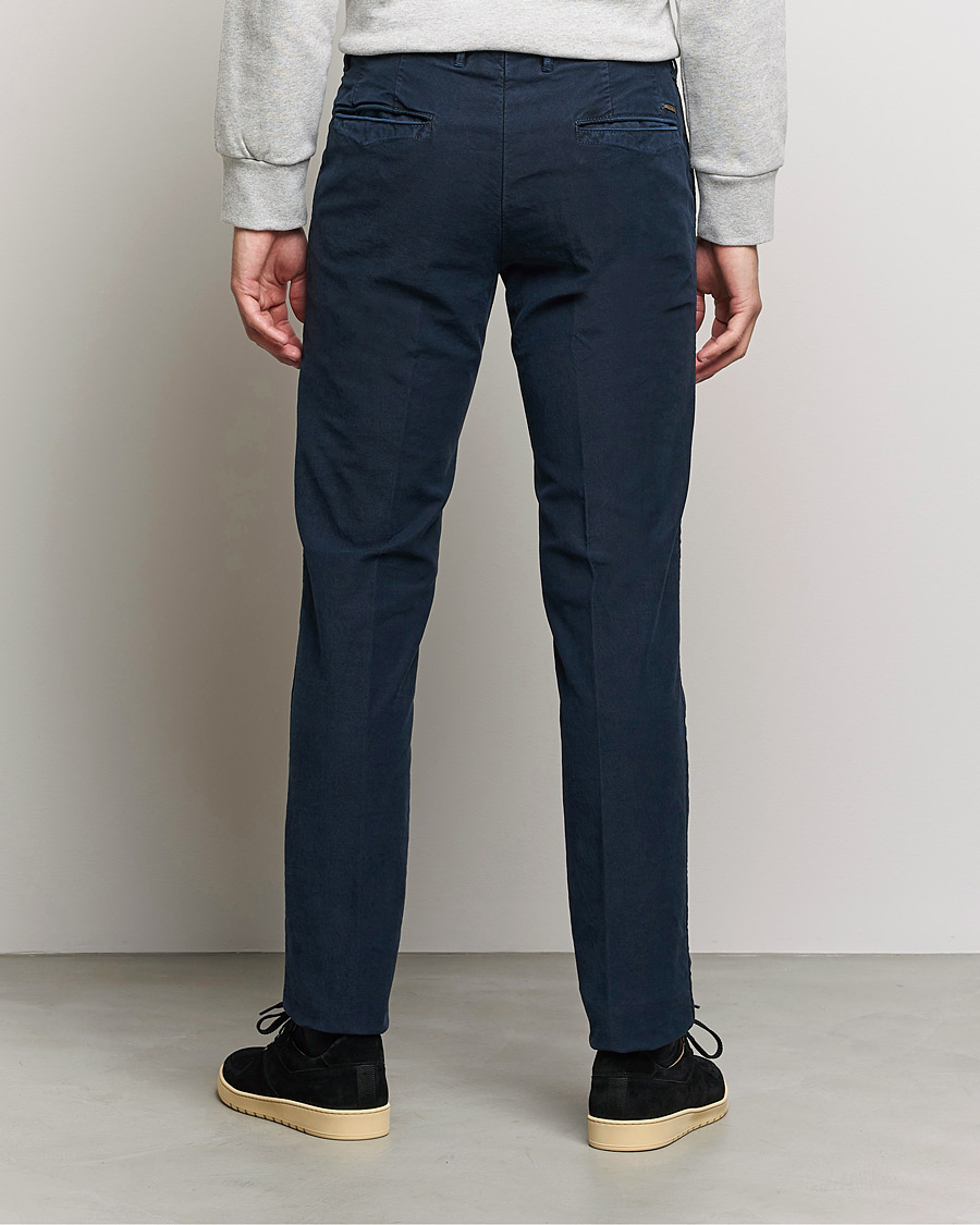 Herren | Hosen | Incotex | Slim Fit Garment Dyed Slacks Navy