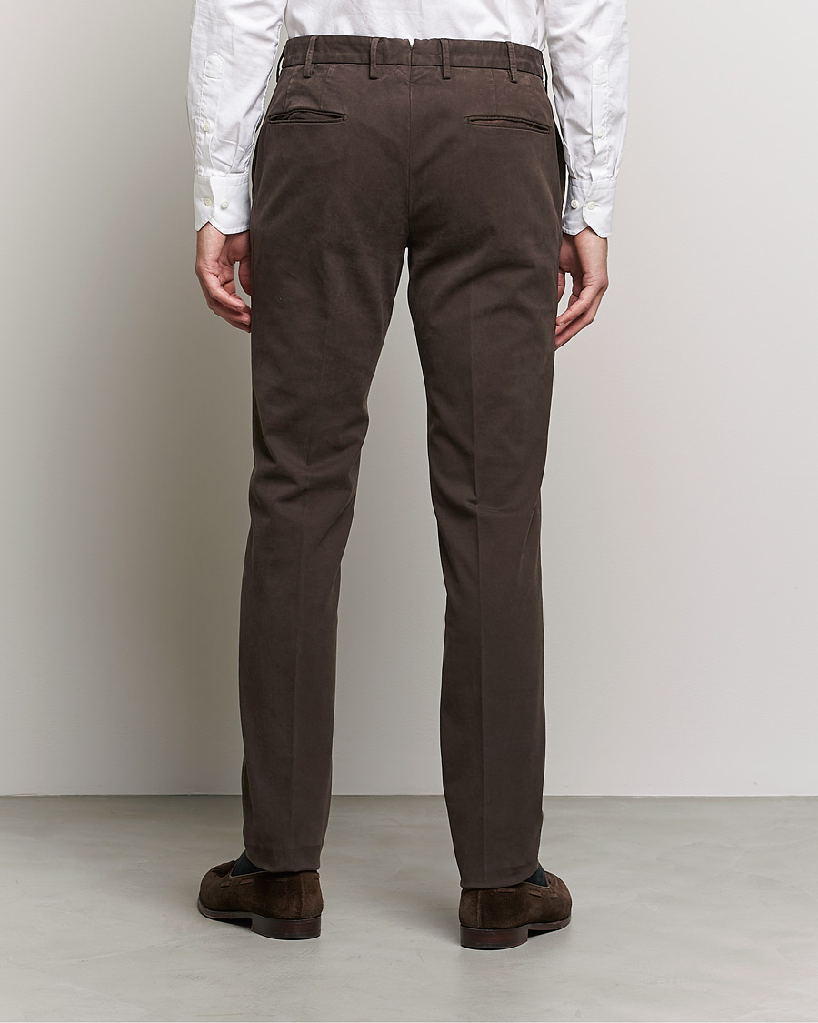 Herren | Hosen | Incotex | Slim Fit Cotton Stretch Chinos Dark Brown