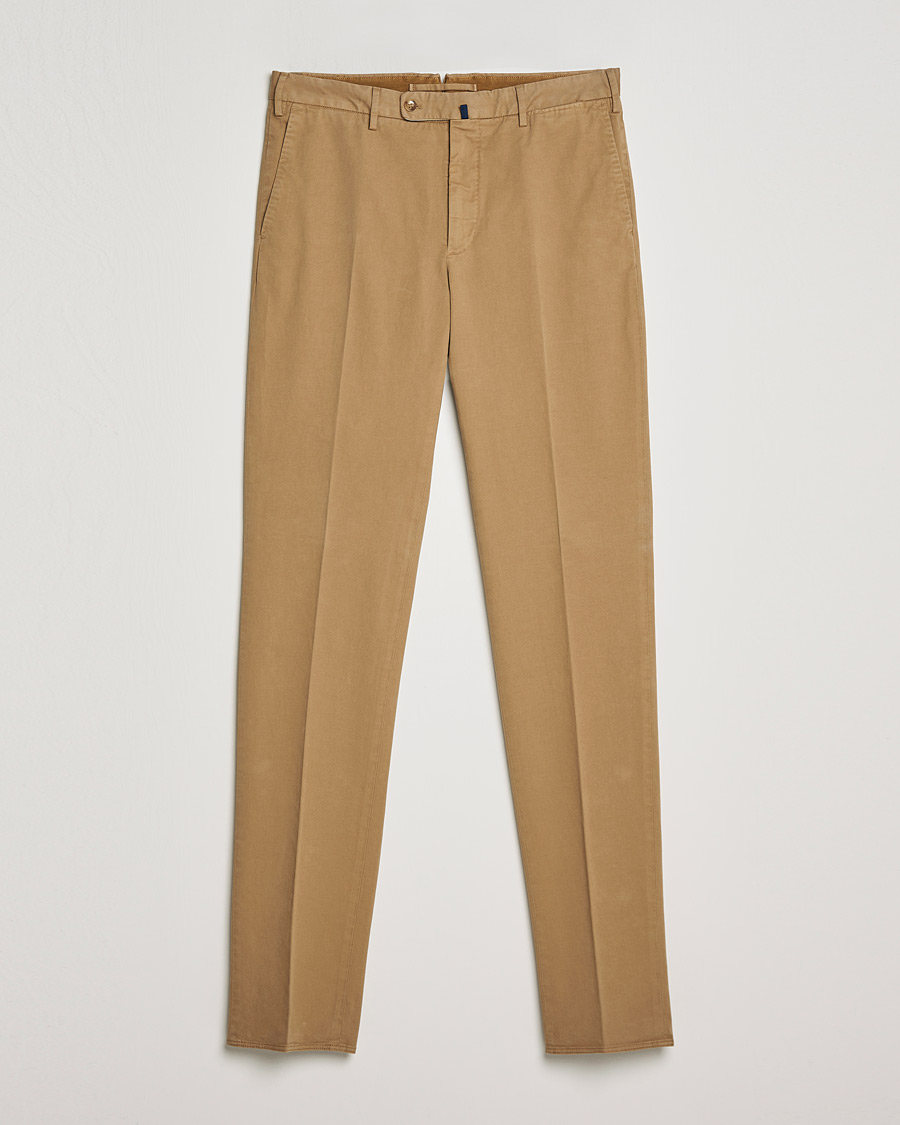 Herren | Hosen | Incotex | Regular Fit Cotton Stretch Chinos Beige