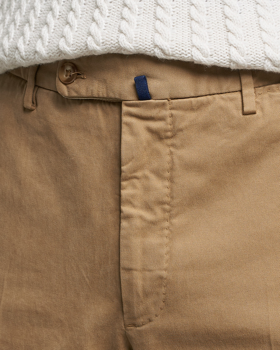 Herren | Hosen | Incotex | Regular Fit Cotton Stretch Chinos Beige