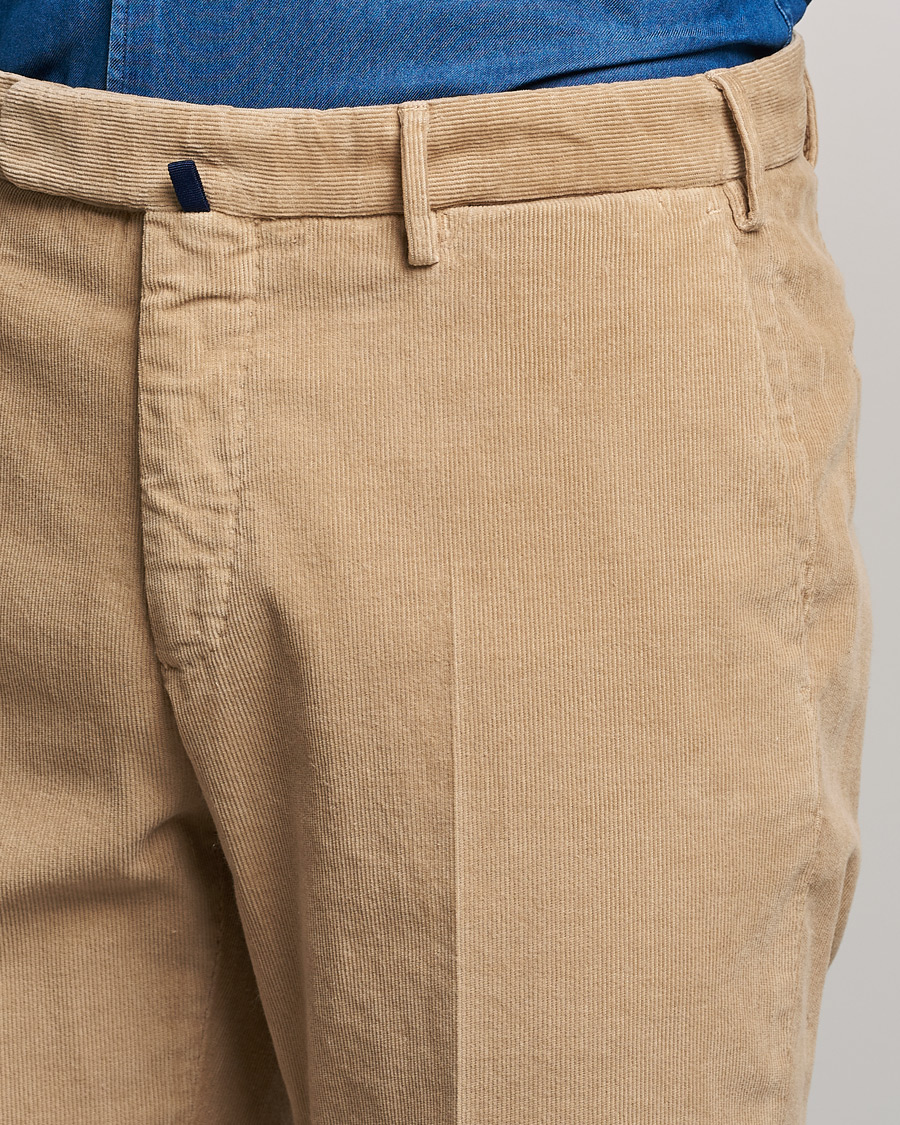 Herren | Hosen | Incotex | Slim Fit Soft Corduroy Trousers Beige