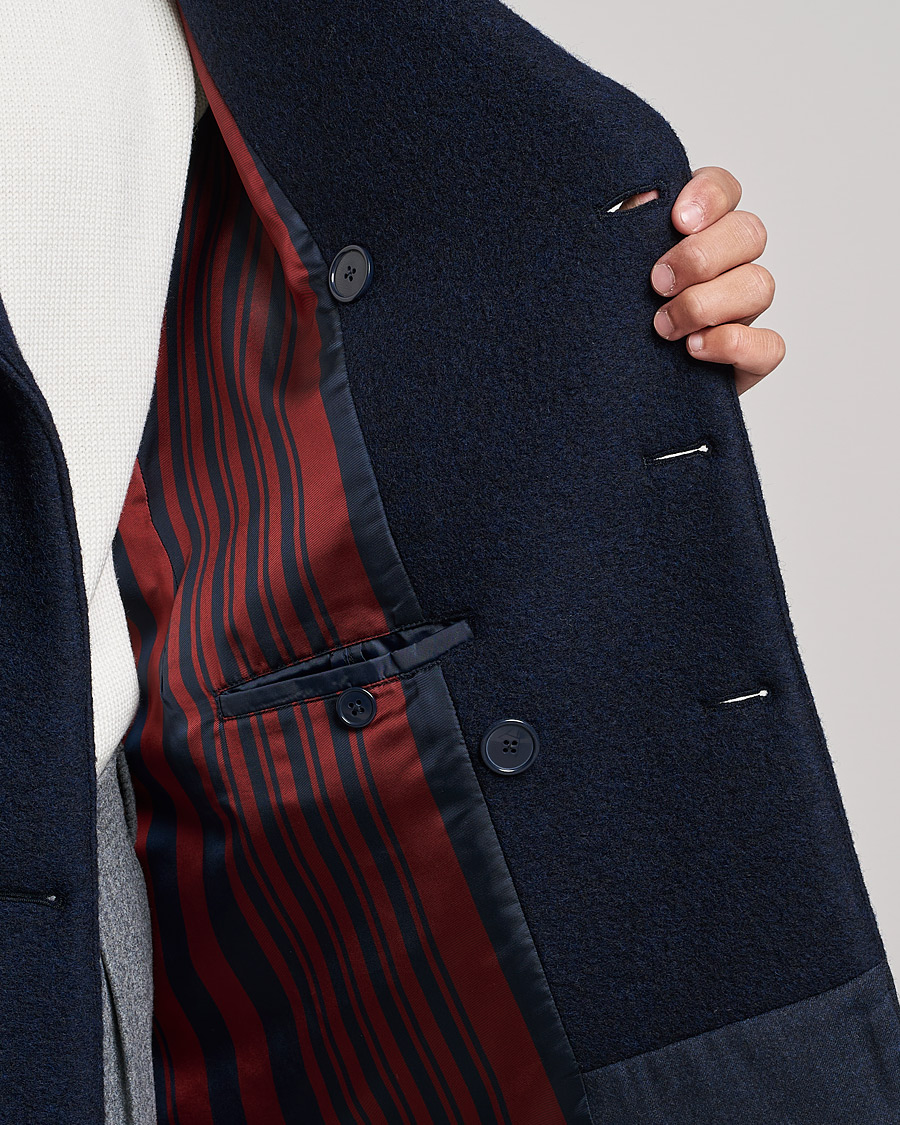 Herren | Jacken | Slowear | Wool Peacoat Navy