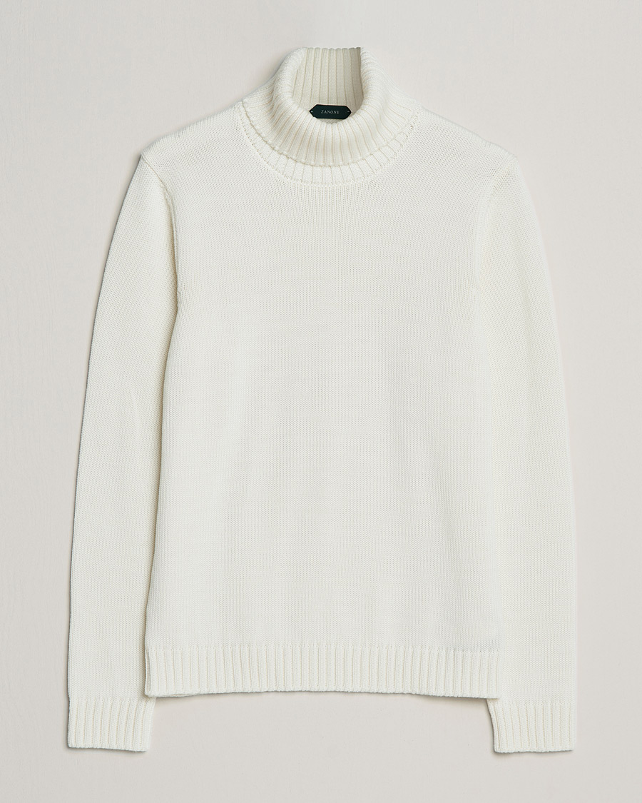 Herren | Pullover | Zanone | Virgin Merino Wool Rollneck Latte