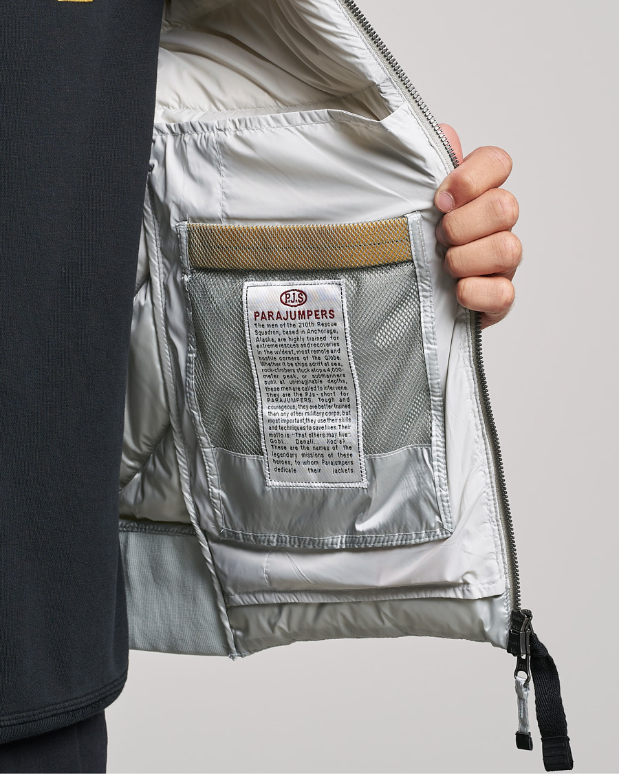 Herren | Jacken | Parajumpers | Pharrell Sheen High Gloss Jacket Mist White