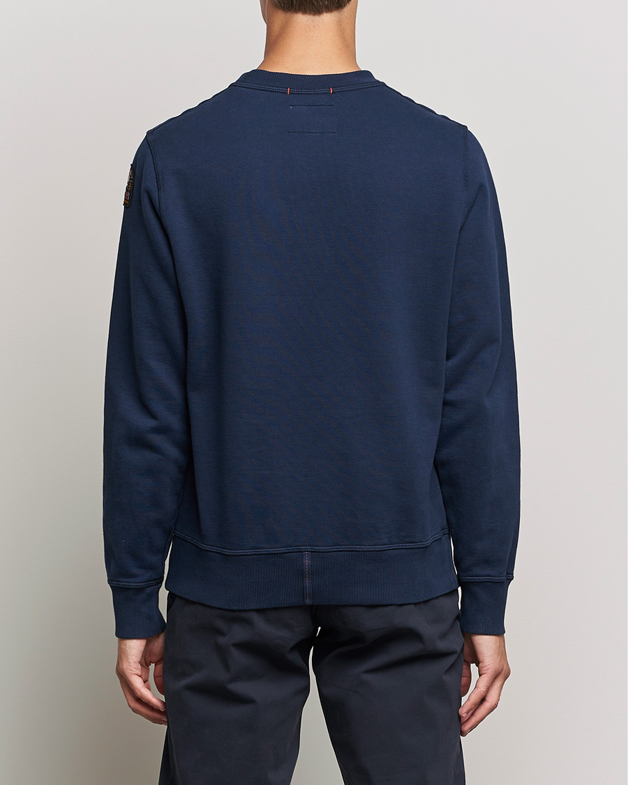 Herren | Pullover | Parajumpers | Basic Cotton Fleece Sweatshirt Navy