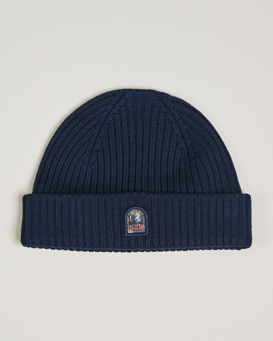 Herren | Parajumpers Ribbed Hat Navy | Parajumpers | Ribbed Hat Navy