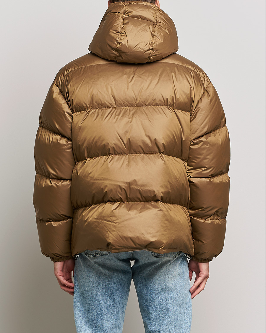 Herren | Jacken | GANT | Shiny Puffer Hooded Jacket Toffee Beige