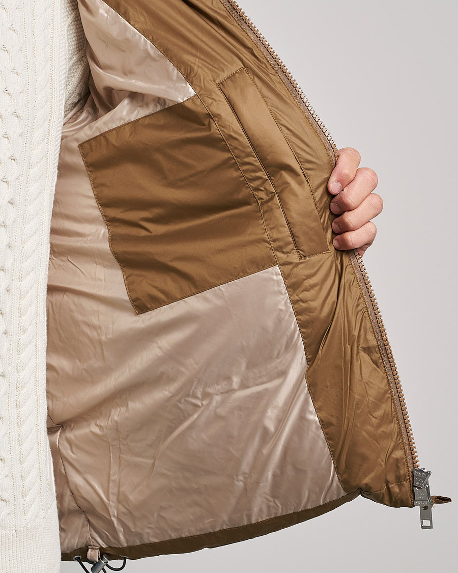 Herren | Jacken | GANT | Shiny Puffer Hooded Jacket Toffee Beige