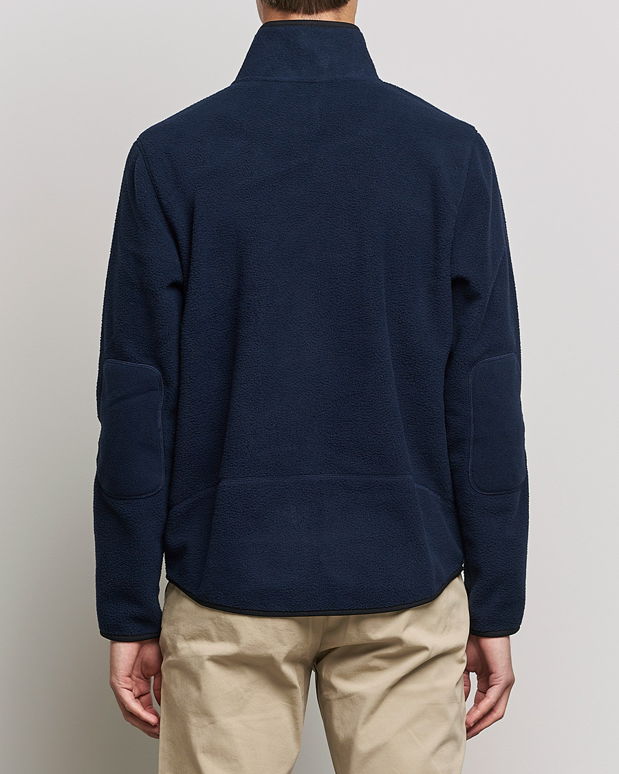 Herren | Pullover | GANT | Sherpa Fleece Full Zip Evening Blue