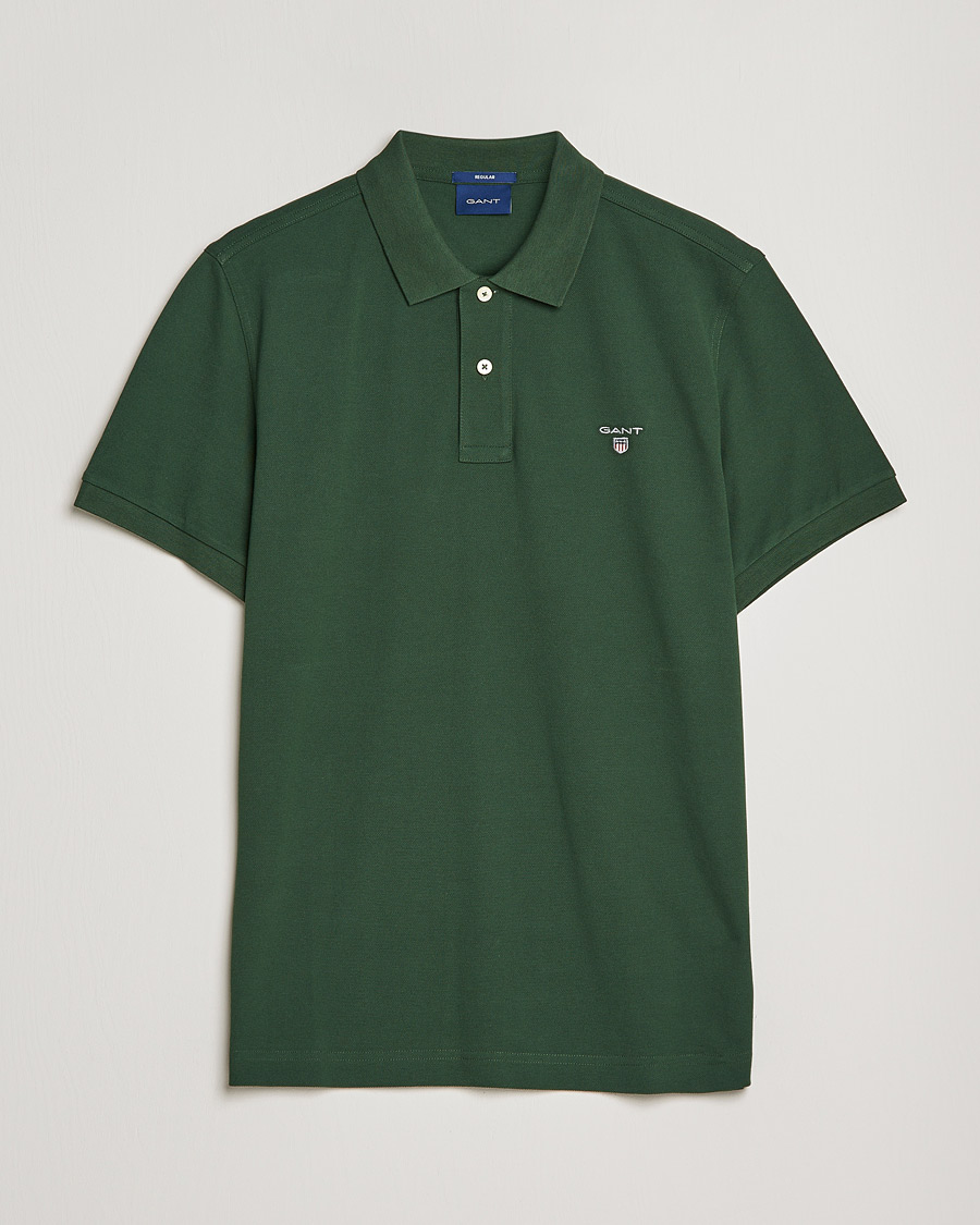 Herren | Poloshirts | GANT | The Original Polo Storm Green