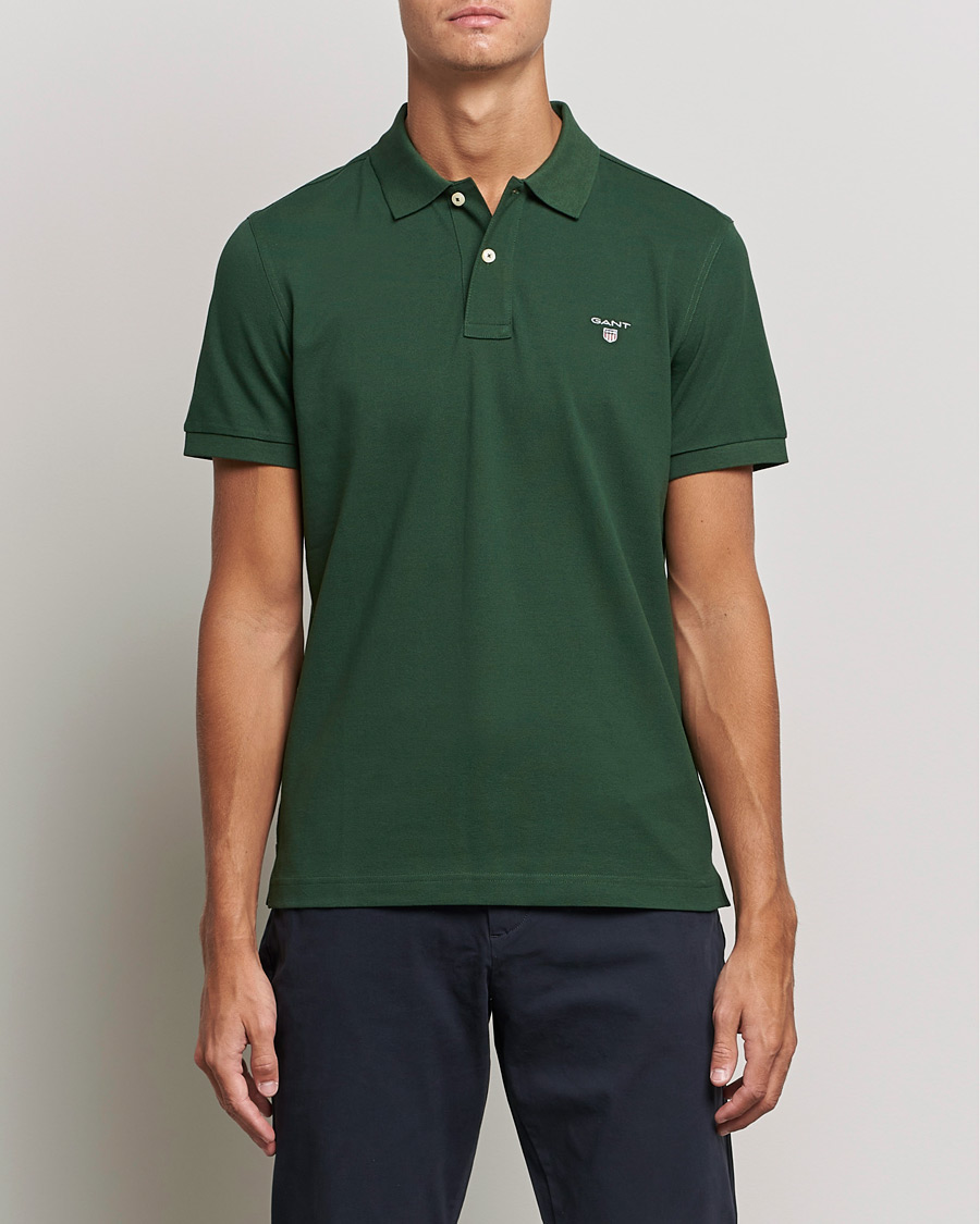 Herren | Poloshirts | GANT | The Original Polo Storm Green