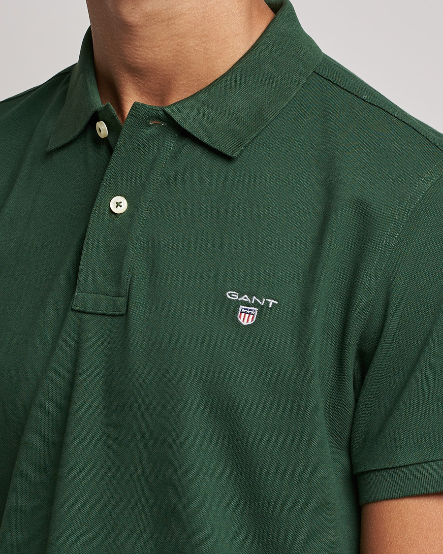 Herren | Poloshirts | GANT | The Original Polo Storm Green