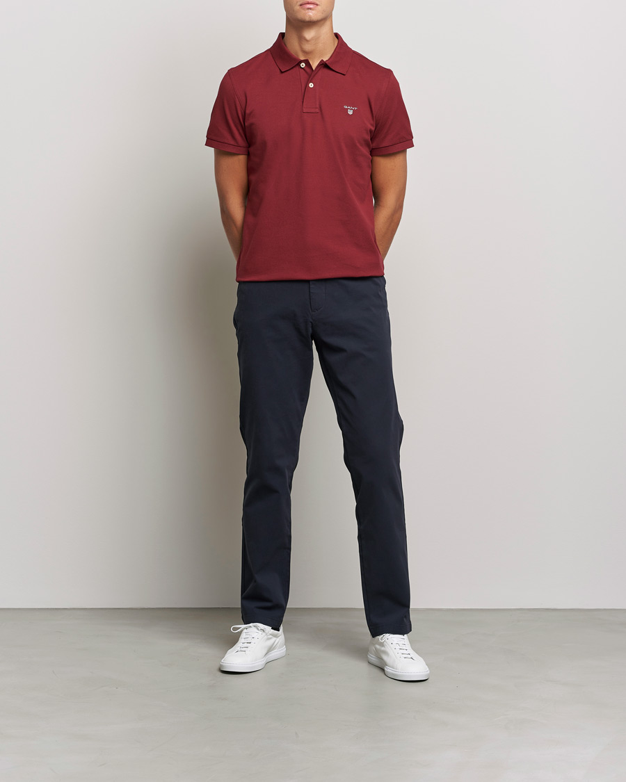 Herren | Poloshirts | GANT | The Original Polo Plumped Red