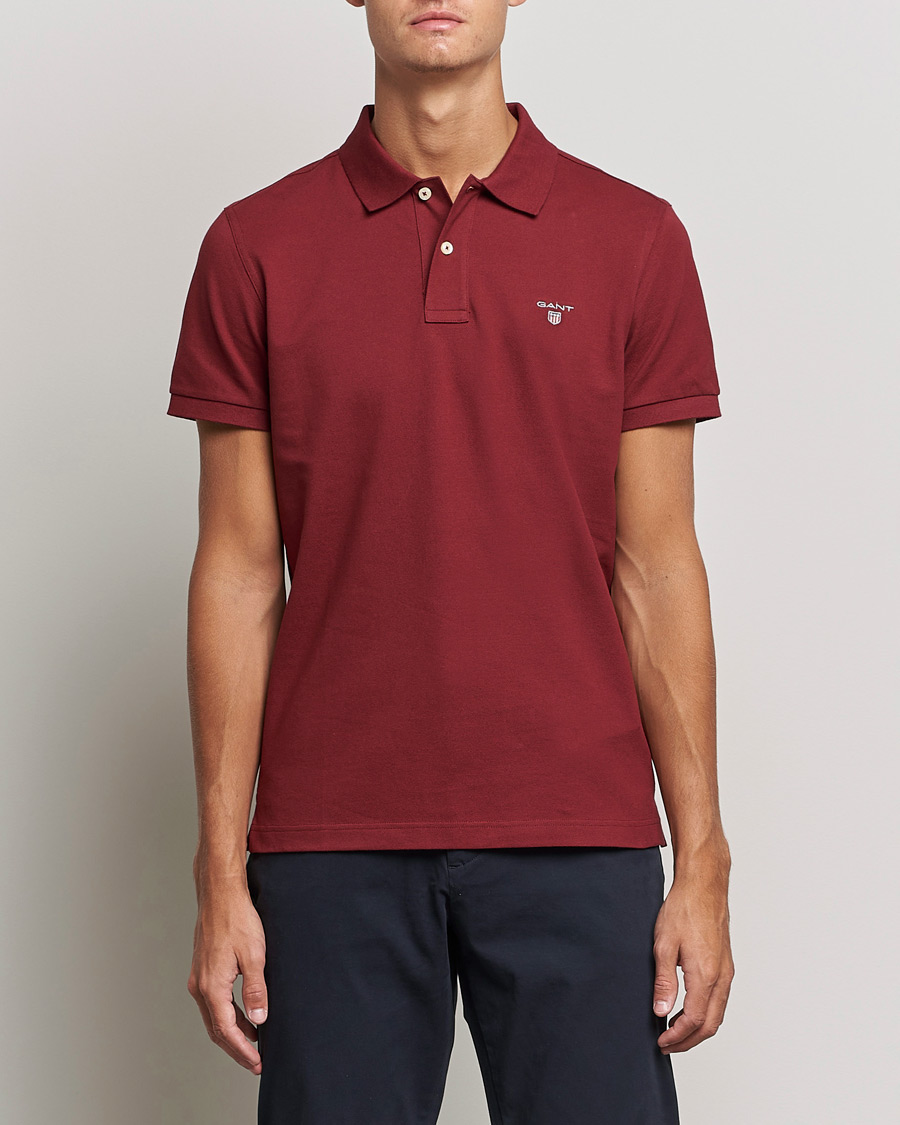 Herren | Poloshirts | GANT | The Original Polo Plumped Red