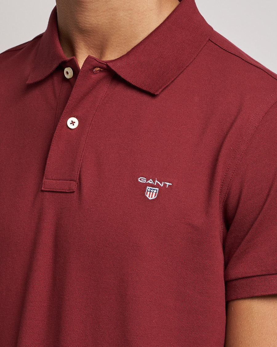 Herren | Poloshirts | GANT | The Original Polo Plumped Red