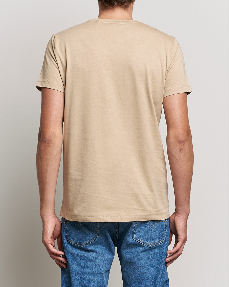 Herren | T-Shirts | GANT | The Original T-shirt Hazelwood Beige