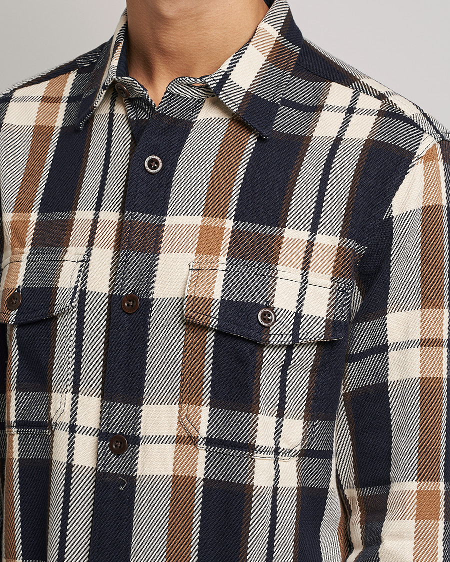 Herren | Hemden | GANT | Checked Overshirt Vintage Cream