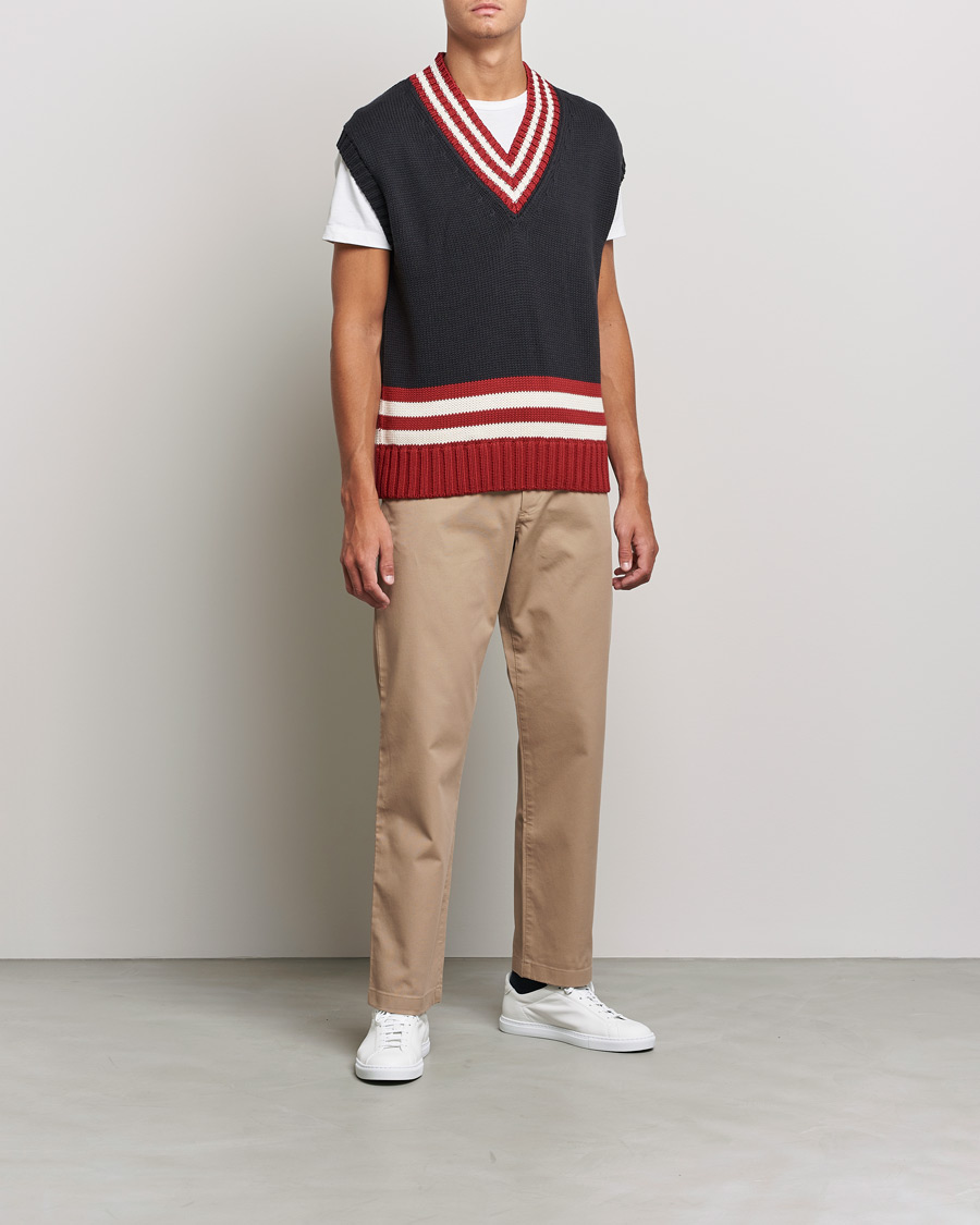 Herren | Pullover | GANT | Oversize Vest Autumn Sunset