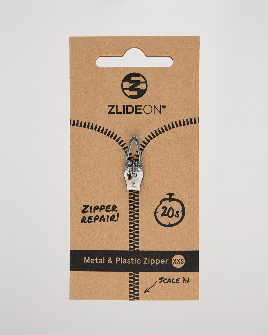 Herren | Textilpflege | ZlideOn | Normal Plastic & Metal Zipper Silver XXS